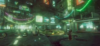 Schermata VR Cyberpunk City 3