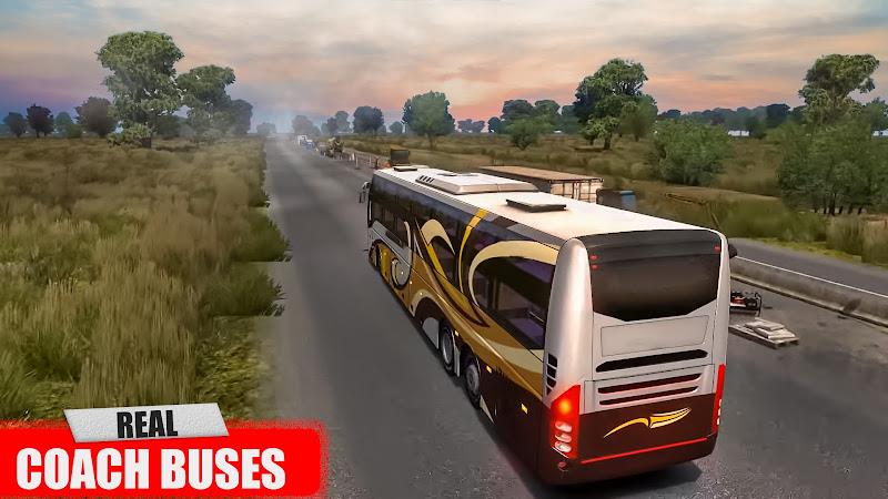 Euro Coach Bus Driving Games Tangkapan skrin 2