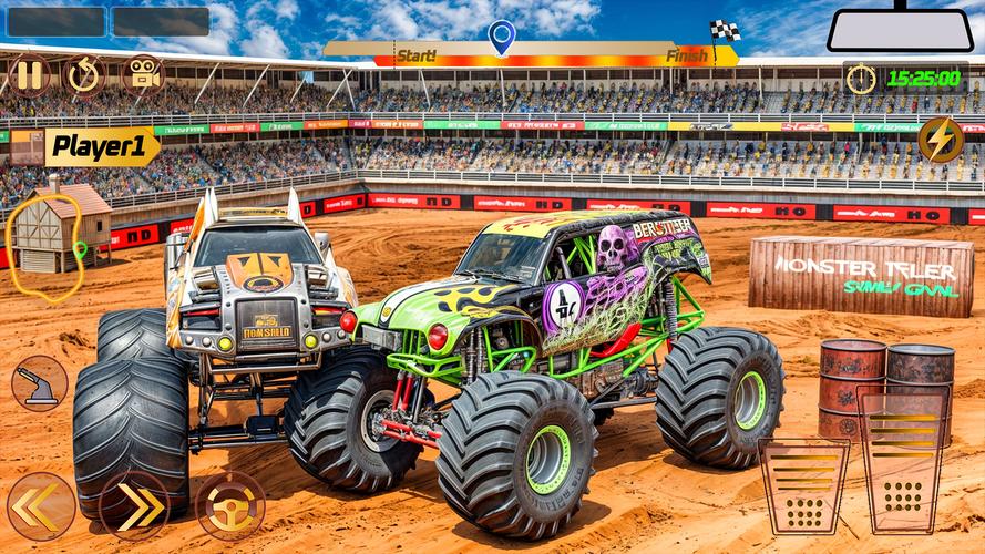 Monster Truck: Derby Games Captura de tela 3