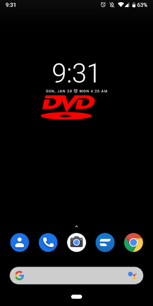 Bouncing DVD Screensaver Live Ảnh chụp màn hình 2