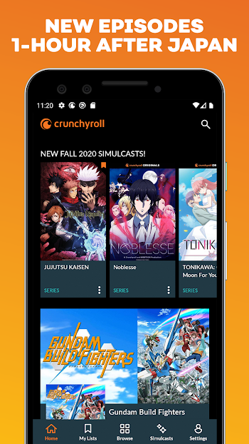 Crunchyroll Premium ဖန်သားပြင်ဓာတ်ပုံ 0