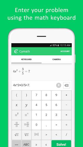 Cymath - Math Problem Solver Schermafbeelding 2