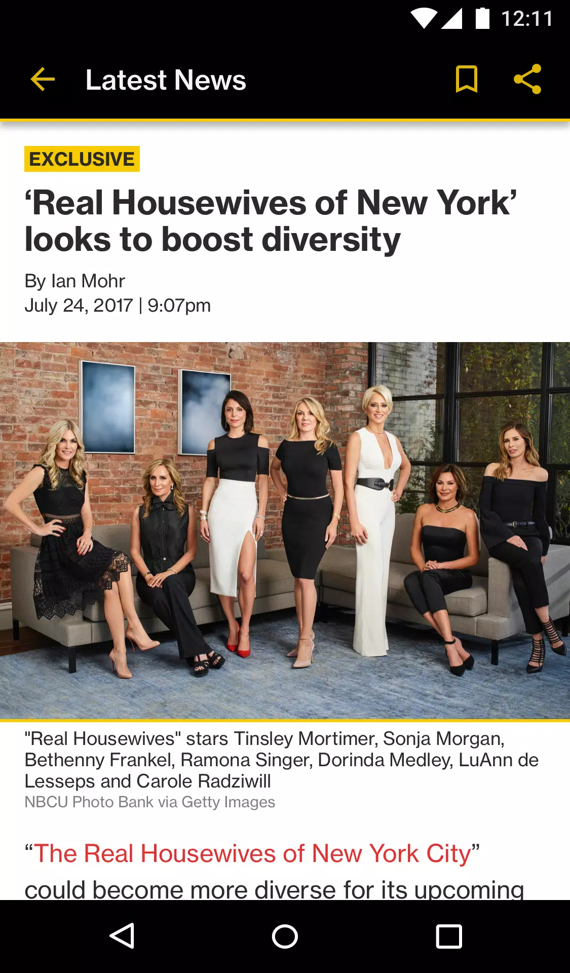 Schermata Page Six 2