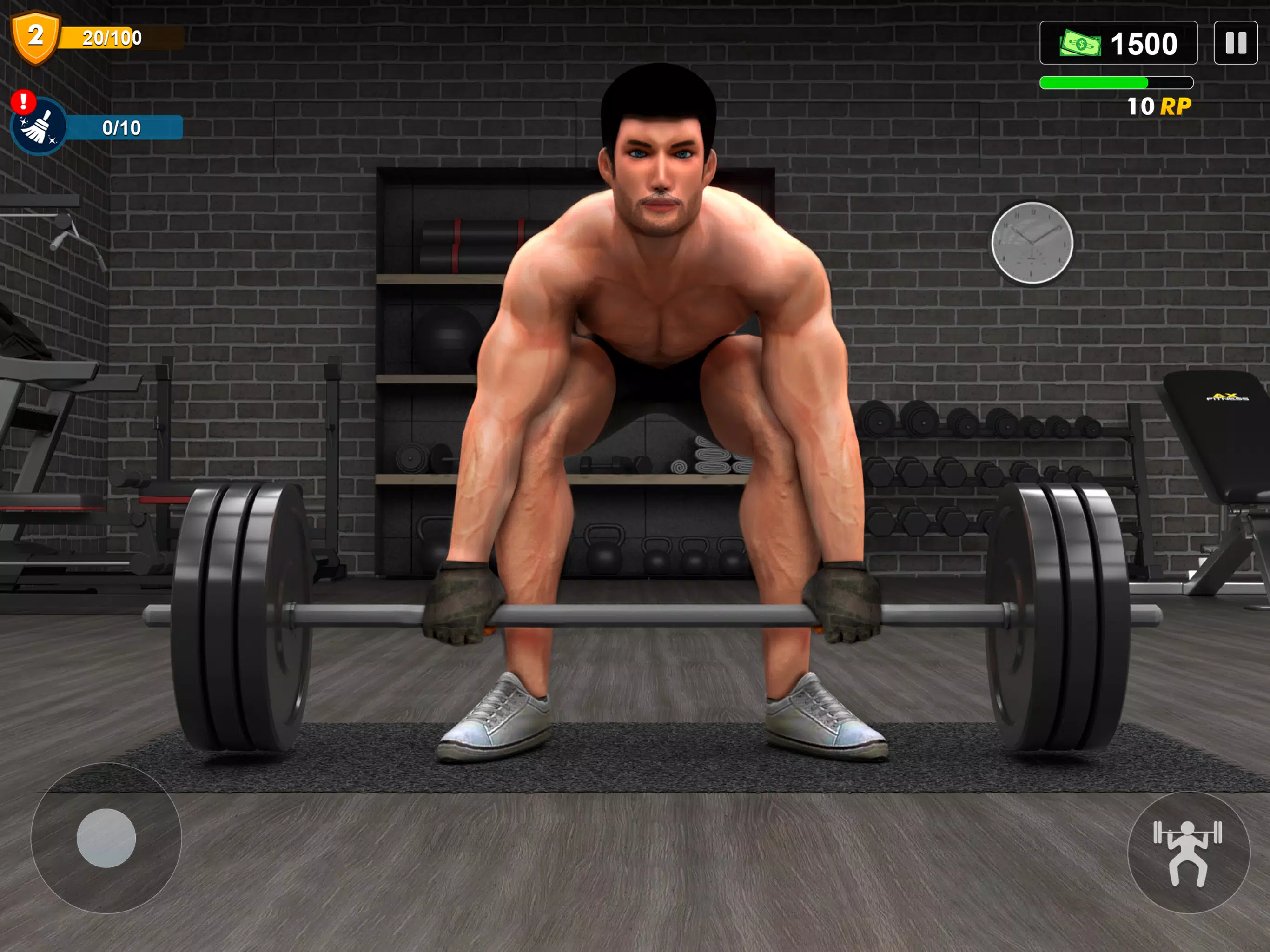Workout Gym Simulator Game 24 螢幕截圖 3