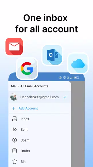 aiMail - Al Email Accounts Ảnh chụp màn hình 1