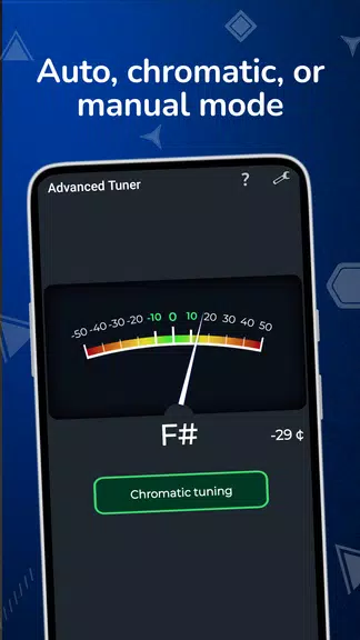 Advanced Tuner guitar violin Ảnh chụp màn hình 3