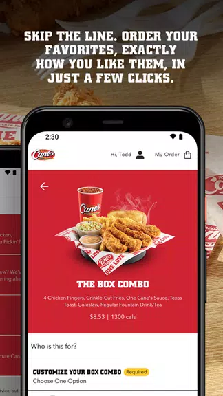 Raising Cane's Chicken Fingers Capture d'écran 1