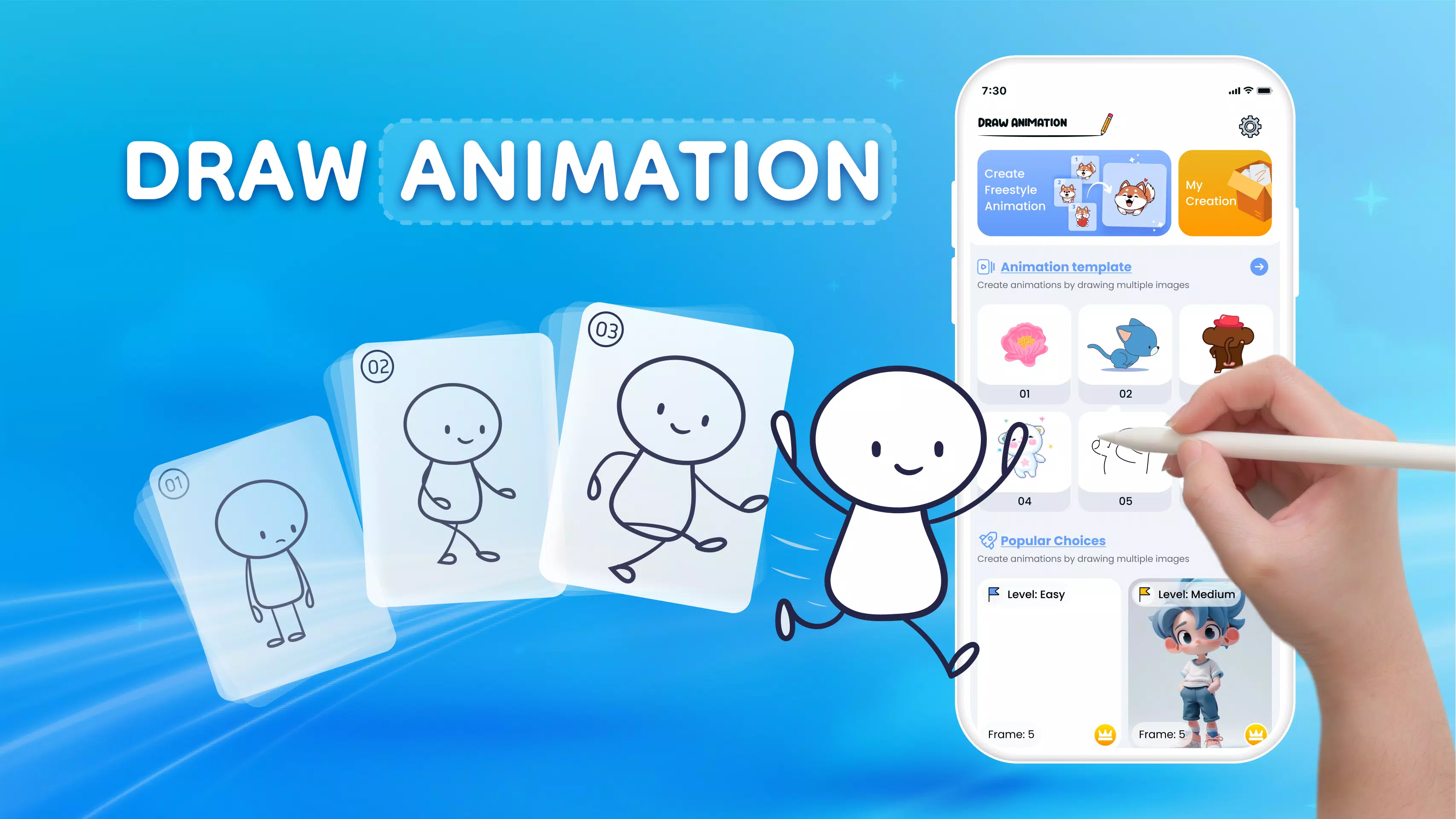 AniDraw: 2D Draw Animation Schermafbeelding 0