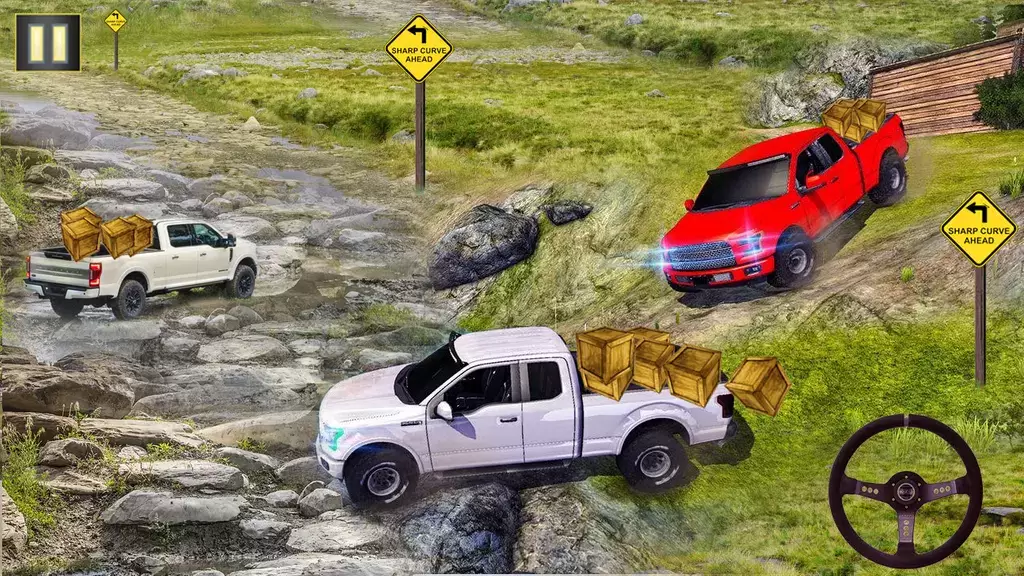 Pickup Truck Game: 4x4 Offroad Tangkapan skrin 2