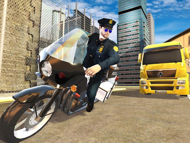 US Police Bike Chase Game Screenshot 2