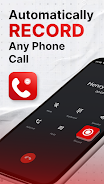 Auto Call recorder App Zrzut ekranu 0