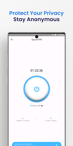 Spark VPN : Fast Secure VPN Zrzut ekranu 2
