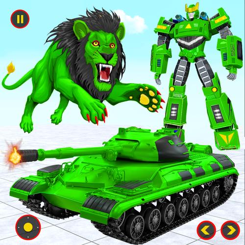 Army Tank Lion Robot Captura de tela 0