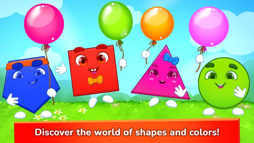 Learning shapes & colors games Скриншот 0