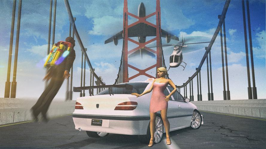 Taxi Driving Games ภาพหน้าจอ 1