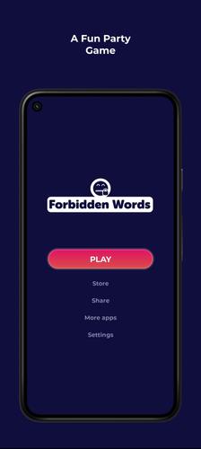 Forbidden Words - Party game Zrzut ekranu 0