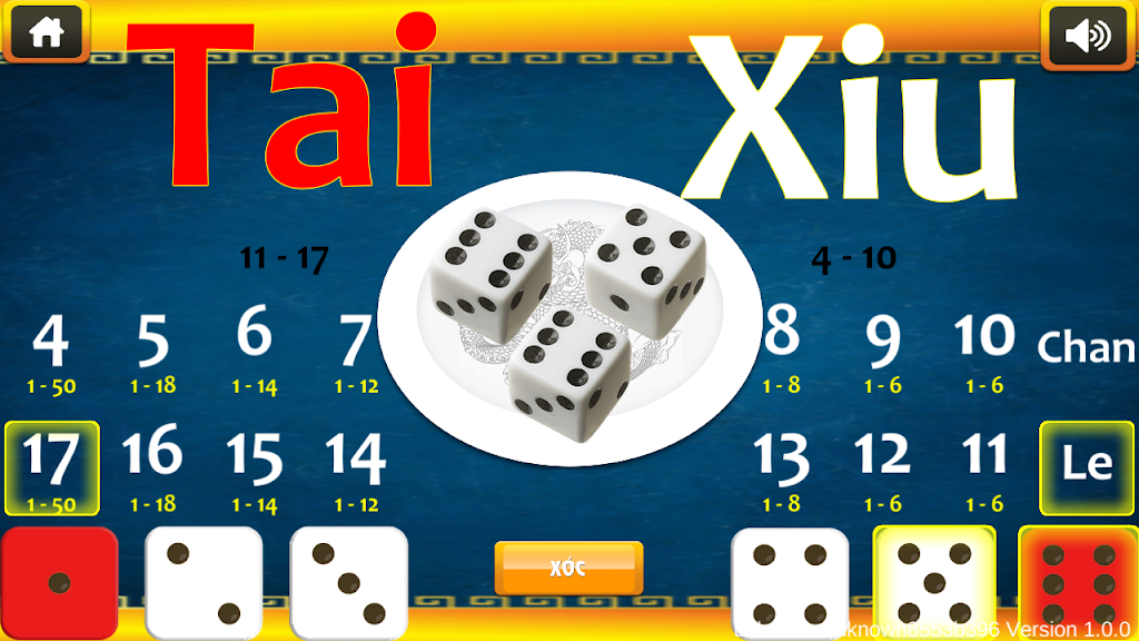 Tai Xiu 3D 2020 Capture d'écran 1