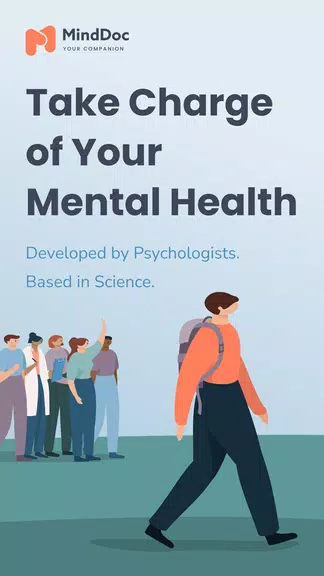 Schermata MindDoc: Mental Health Support 0