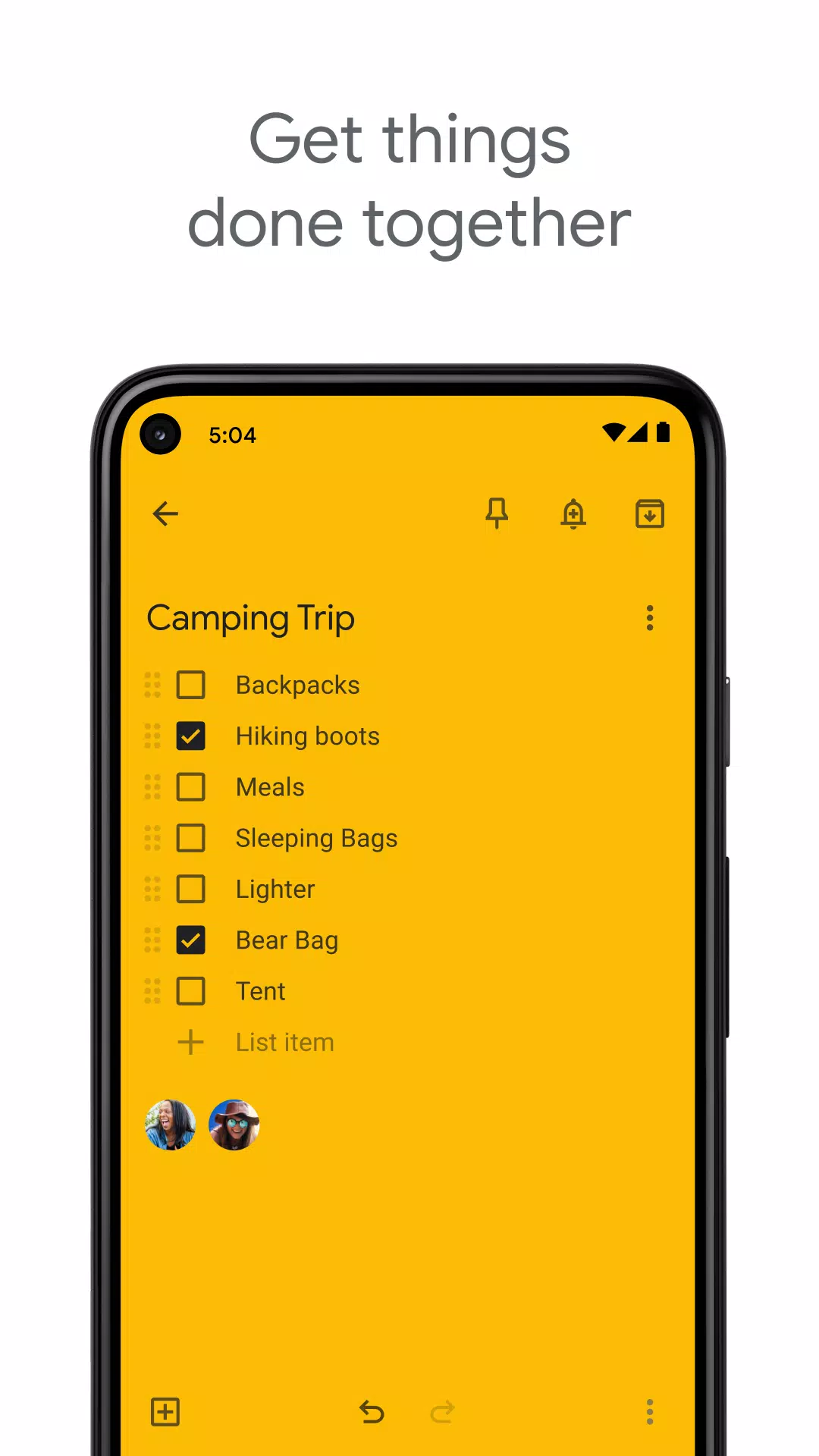 Google Keep - メモとリスト スクリーンショット 1