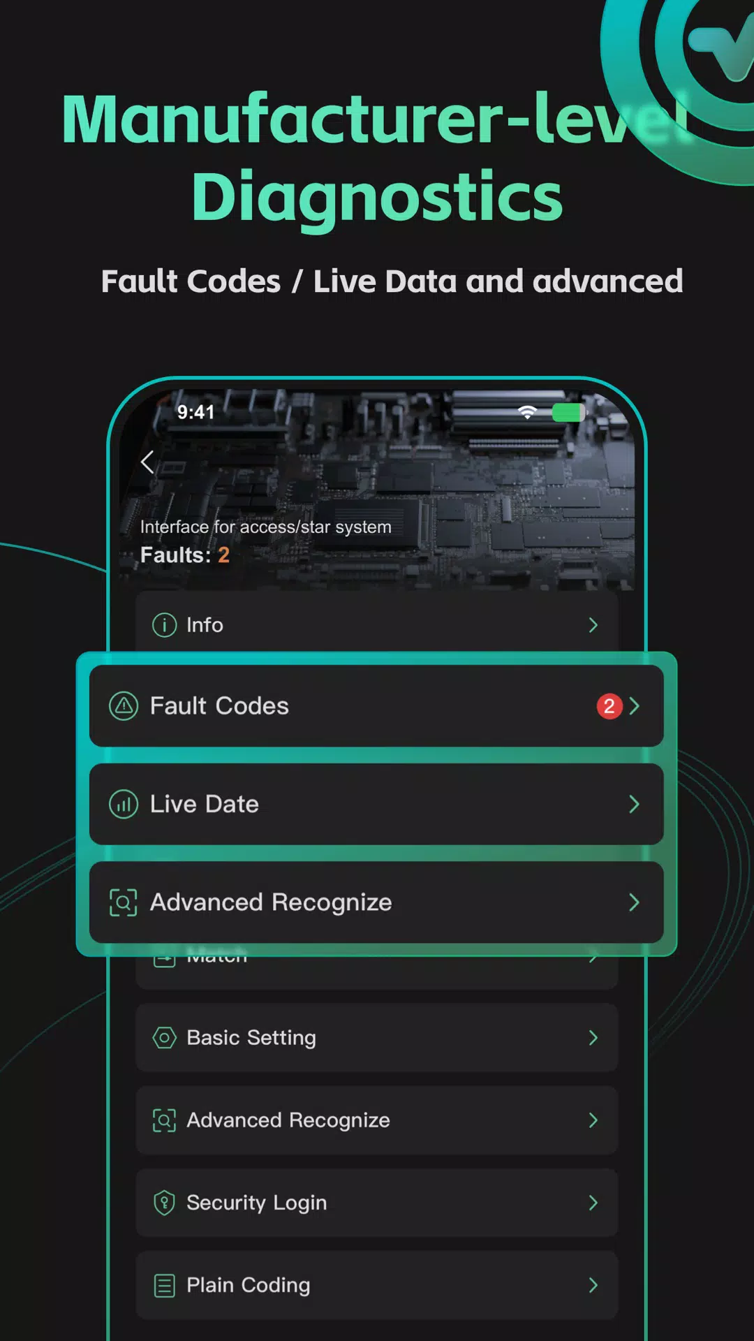 MotorSureVAGCar Diagnostics Screenshot 1