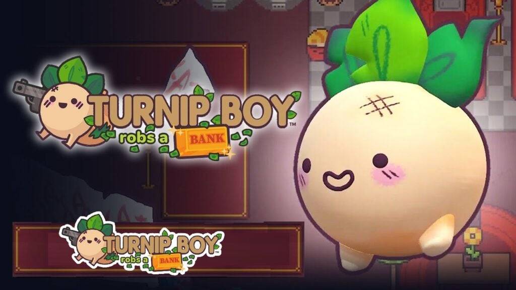 Vergi kaçakçılığından sonra, Turnip Boy Android'de yeni bir oyunda bir bankayı soyuyor