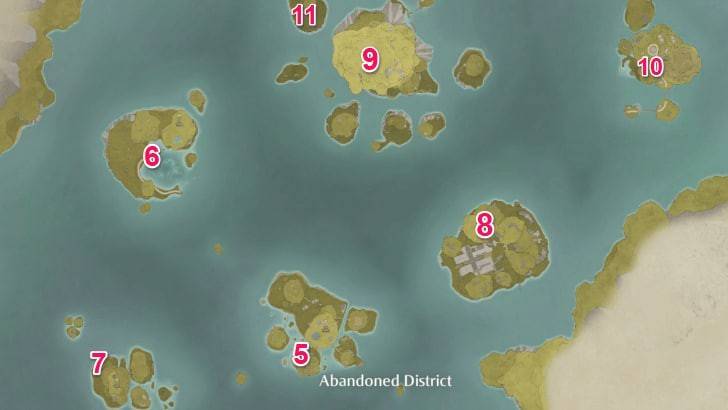 Among Pieces Game Locations