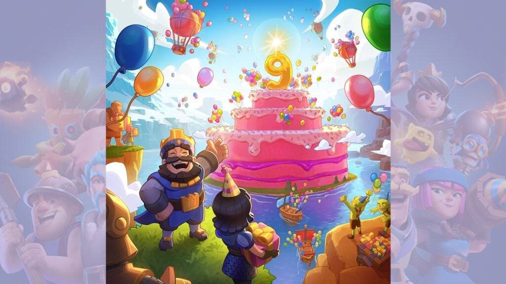 Clash Royale feiert seinen 9. Geburtstag mit unzähligen Herausforderungen und einer neuen Entwicklung!