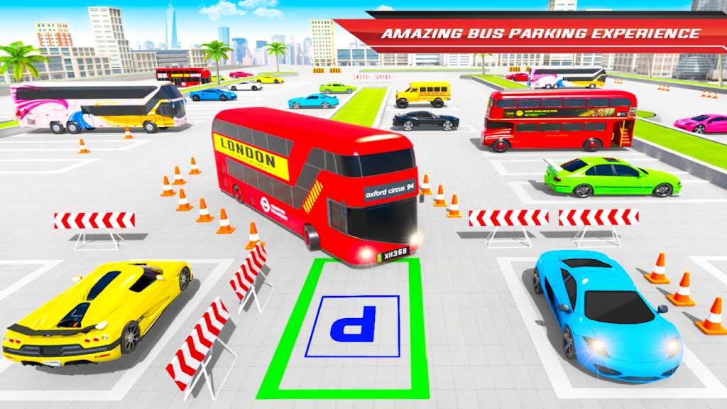 City Coach Bus Driving Sim 3D Ảnh chụp màn hình 2