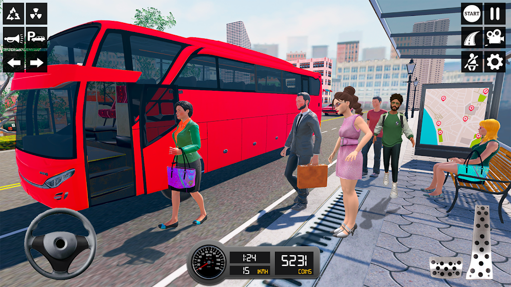 Driving Simulator 3d Bus Games ภาพหน้าจอ 2