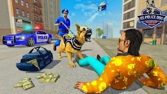 US Police Dog Crime Chase Game スクリーンショット 1