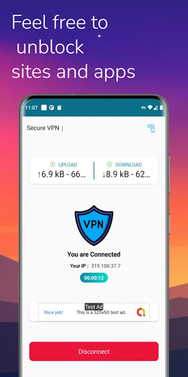 Secure VPN Proxy Zrzut ekranu 3