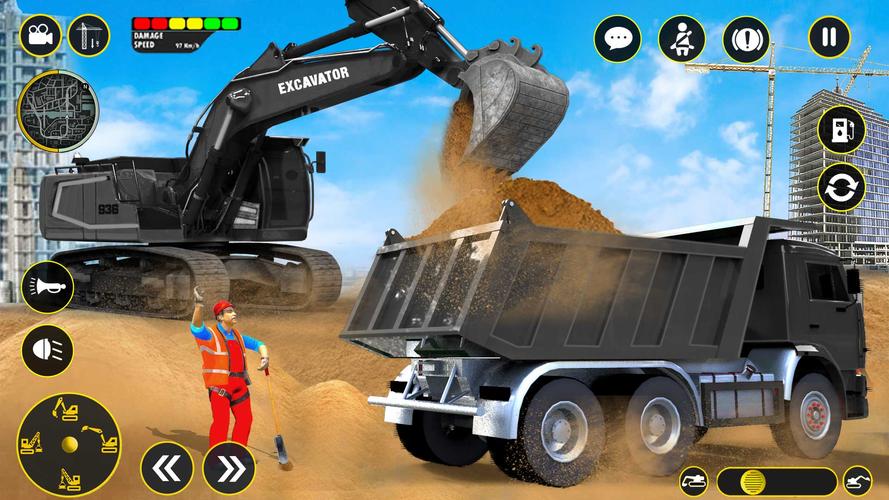 Heavy Excavator Simulator Game Скриншот 0