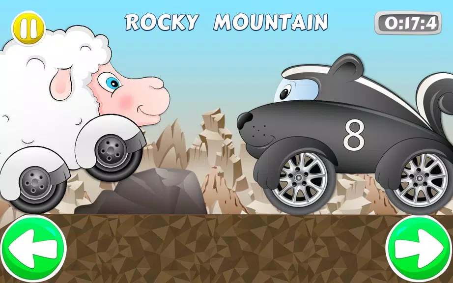 Racing car game for kids 螢幕截圖 1
