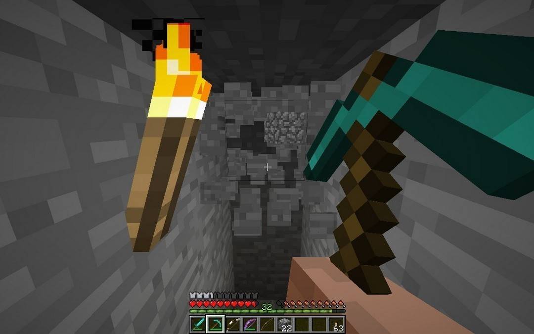 Mga tool ng Minecraft Diamond