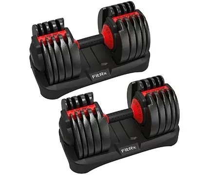 FitRX Adjustable Dumbbells Drop to $200, Half the Cost of Bowflex