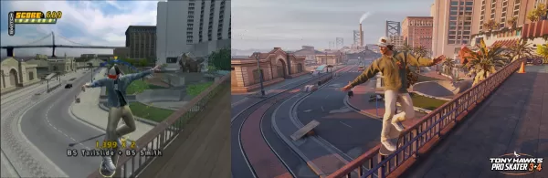 Skater Pro de Tony Hawk 3 + 4 - Avant et après Captures d'écran