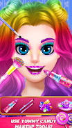 DIY Makeup Games: Candy Makeup Captura de pantalla 0