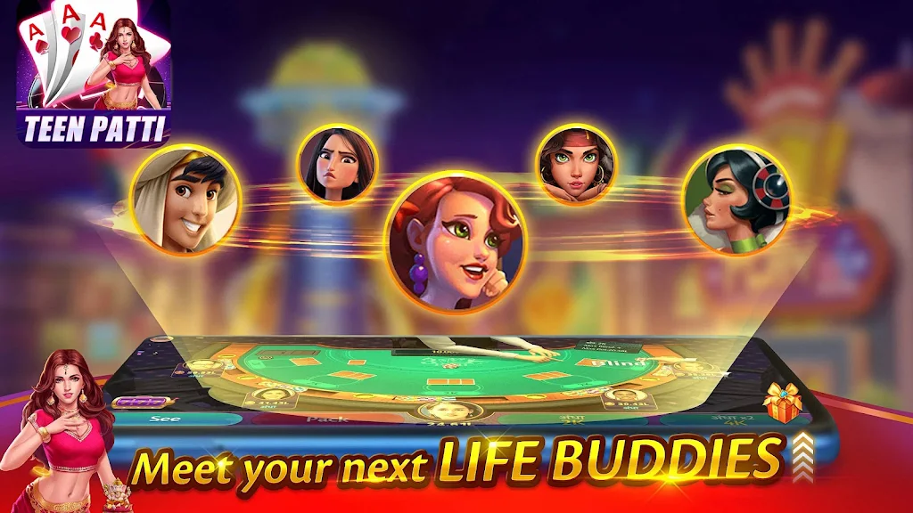 Teen Patti Indian 3 Patti Game Captura de tela 2