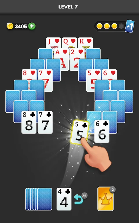 Solitaire 3D - Tripeaks Puzzle Captura de tela 0