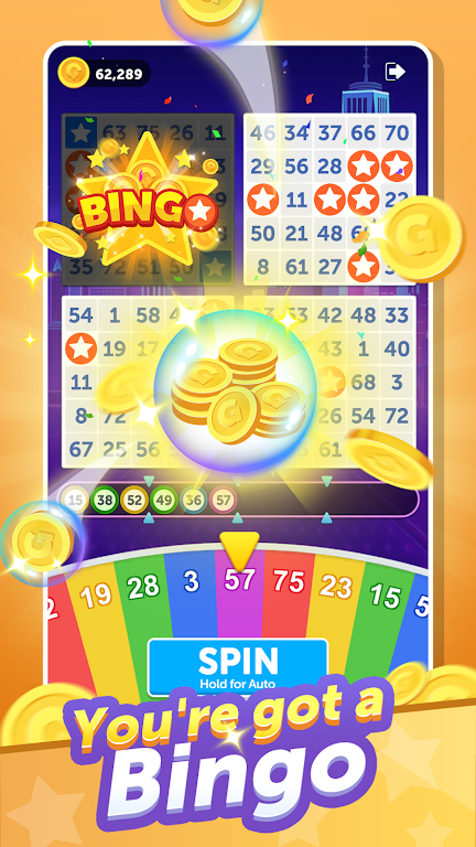 Spinning Bingo Cash Tangkapan skrin 1