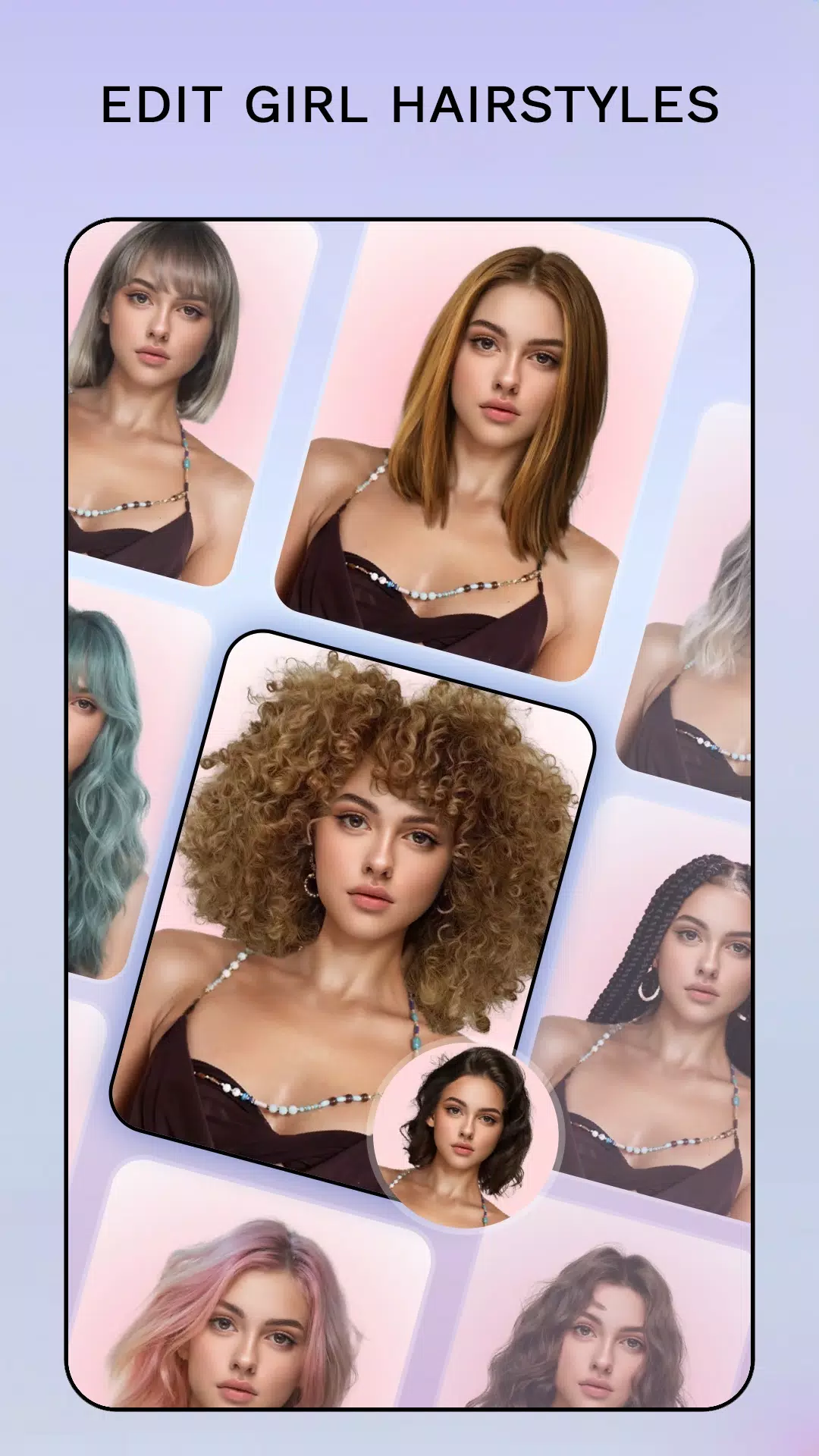 Hair Color Changer: Hairstyles Schermafbeelding 3