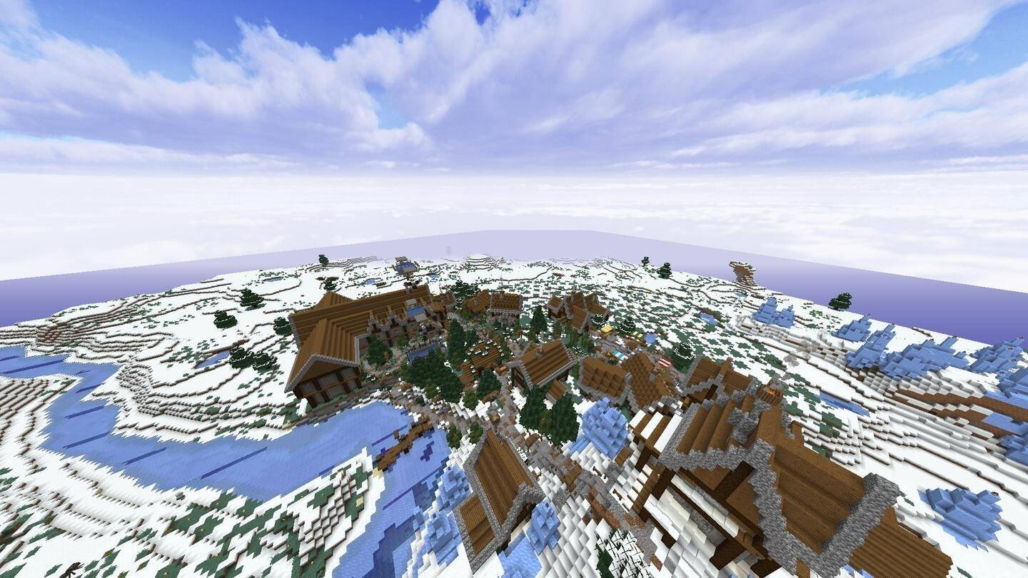 Minecraft snow biome seed