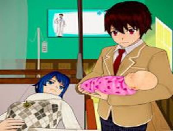 Pregnant Mother Simulator: Anime Girl Family Life Ảnh chụp màn hình 0