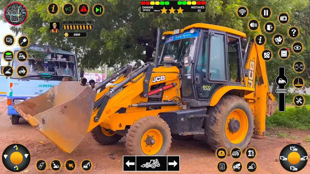 Snow Excavator Game: JCB Games 스크린샷 3