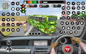 Army Coach Bus Simulator Games Schermafbeelding 0