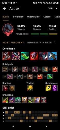 Probuilds for LoL & Wild Rift 螢幕截圖 0