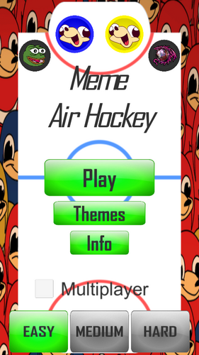 Meme Air Hockey Zrzut ekranu 0