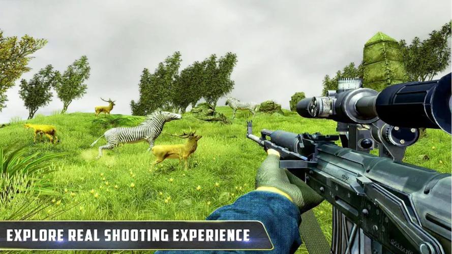 Sniper Shooter Jungle Hunter Ảnh chụp màn hình 1