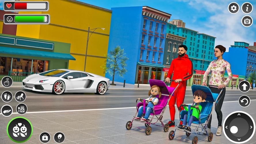 Virtual Mom Dad: Baby Games スクリーンショット 3