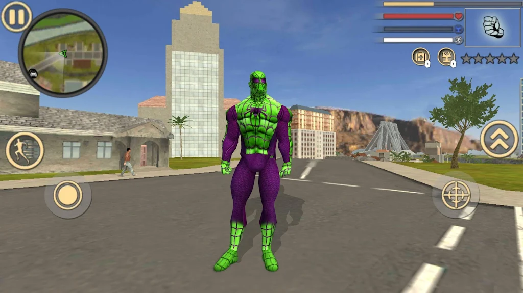 Spider Rope Hero Frog Ninja Strange Gangster Crime ဖန်သားပြင်ဓာတ်ပုံ 0
